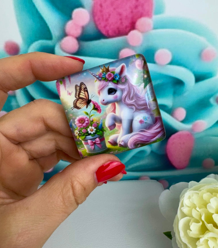 Diamond Painting Cover Minder Einhorn "Flocke" (CM)