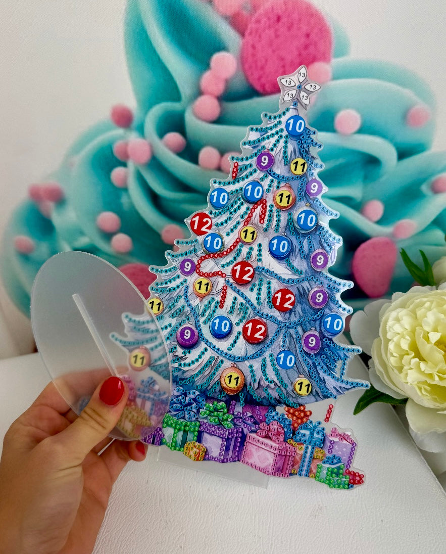 *VORVERKAUF! Diamond Painting XMAS Aufsteller "Weihnachtsbaum" (B808)