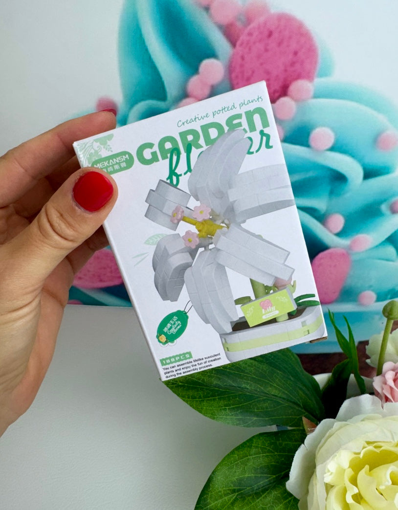 Mini Building Blocks - "Blümchen" - Klemmbausteine (9Sets)