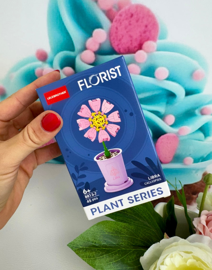 Mini Building Blocks Bundle - "Fancy Flowers" - Klemmbausteine (12Sets) KB8813