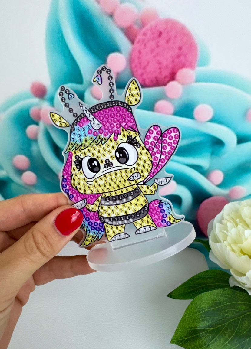 Diamond Painting Schnubbirella Fotohalter / Tischaufsteller Schnubbi "Biene" 6x10cm (FH601)