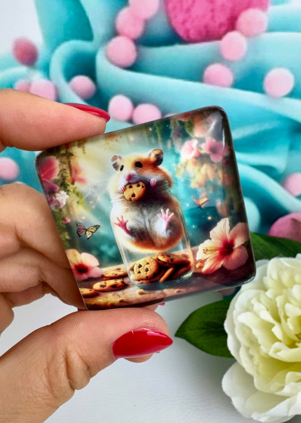 Diamond Painting Cover Minder Hamster "Egon" (CM)