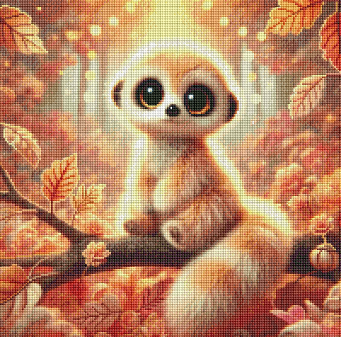 Diamond Painting Bild Erdmännchen "Pauli" von TiniSchnickschnack 50x50cm (inkl. Feenstaub) TSS-613