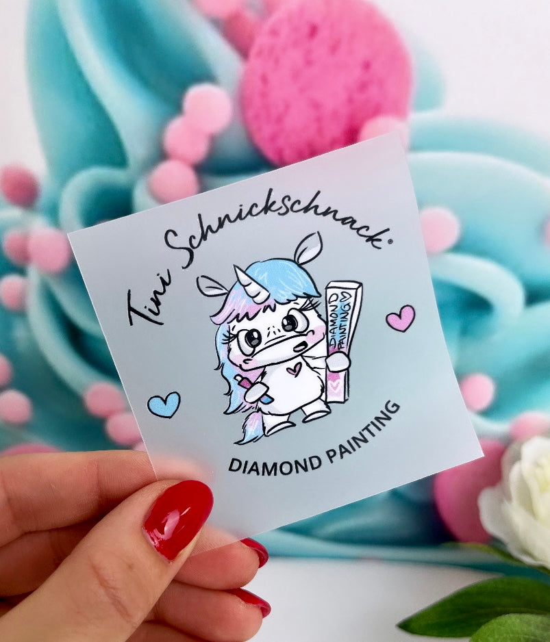 Tinischnickschnack Bügelbild Schnubbi "Mini-Einhorn" BB38