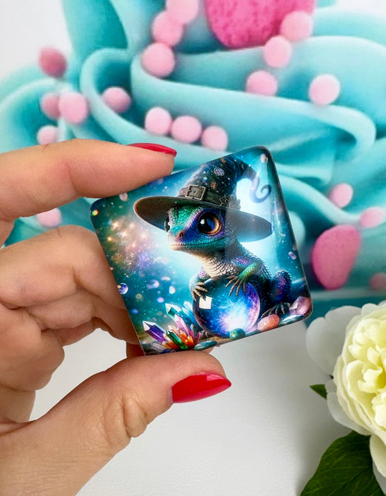 Diamond Painting Cover Minder Eidechse "Slinky" (CM)