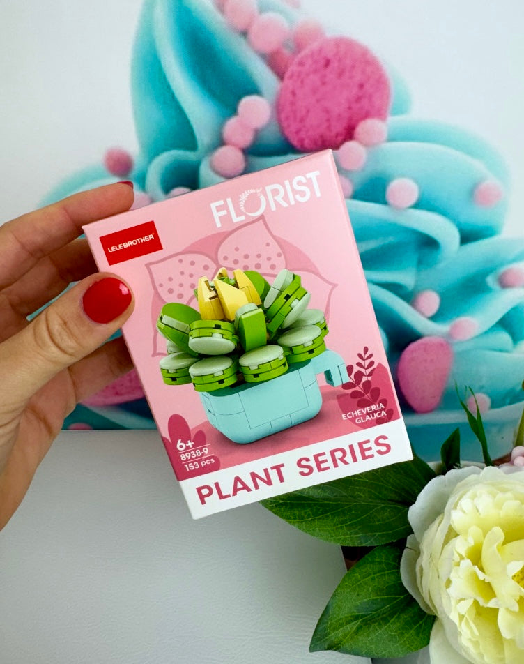 Mini Building Blocks Bundle - "Kakteen" - Klemmbausteine (12Sets)