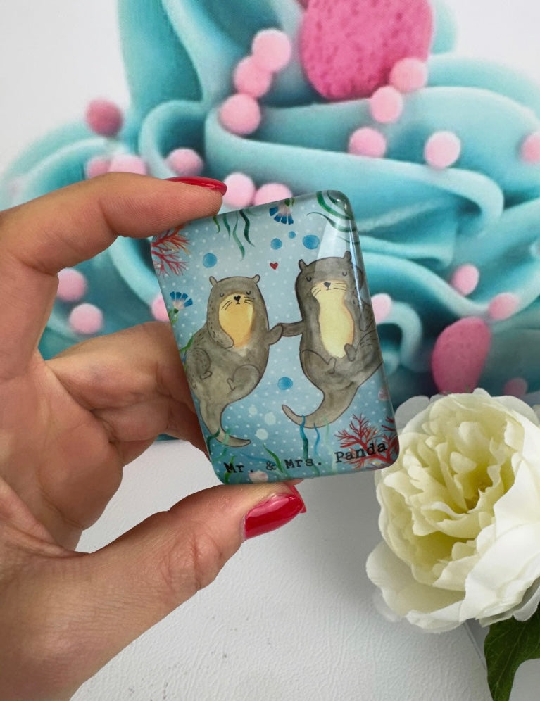 Diamond Painting Mr. & Mrs. Panda - Cover Minder "Otter-Friends" (CM)
