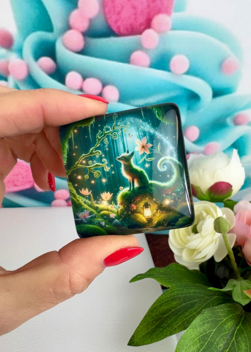 Diamond Painting Cover Minder "Fuchs im Mooswald" (CM)