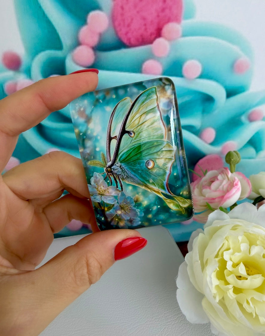 Diamond Painting Cover Minder "Luna Moth - Mondfalter" (CM)