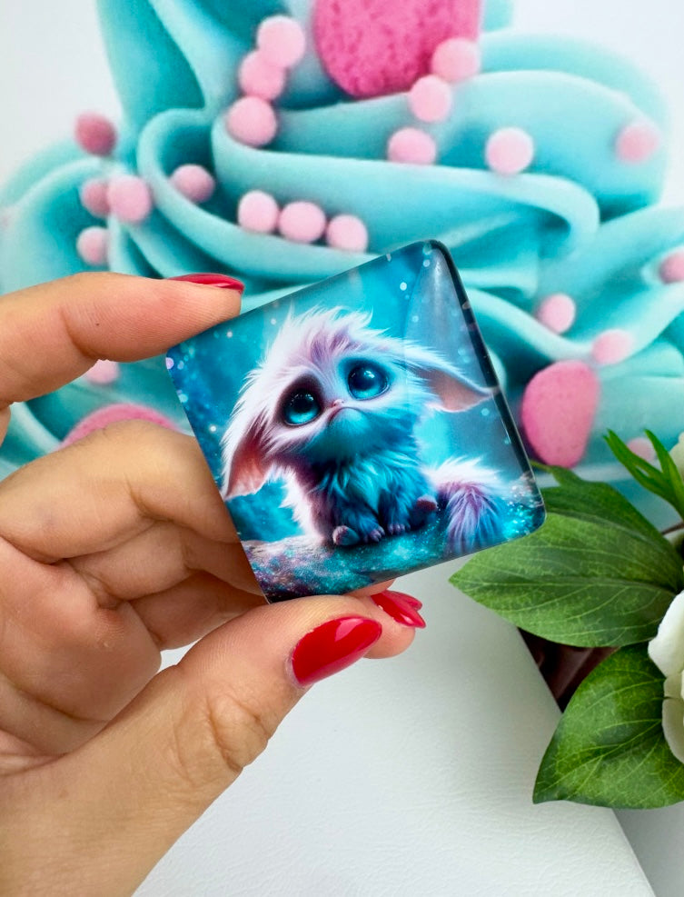 Diamond Painting Cover Minder Wuschelmonster "Trauriger Zuzu"  (CM)