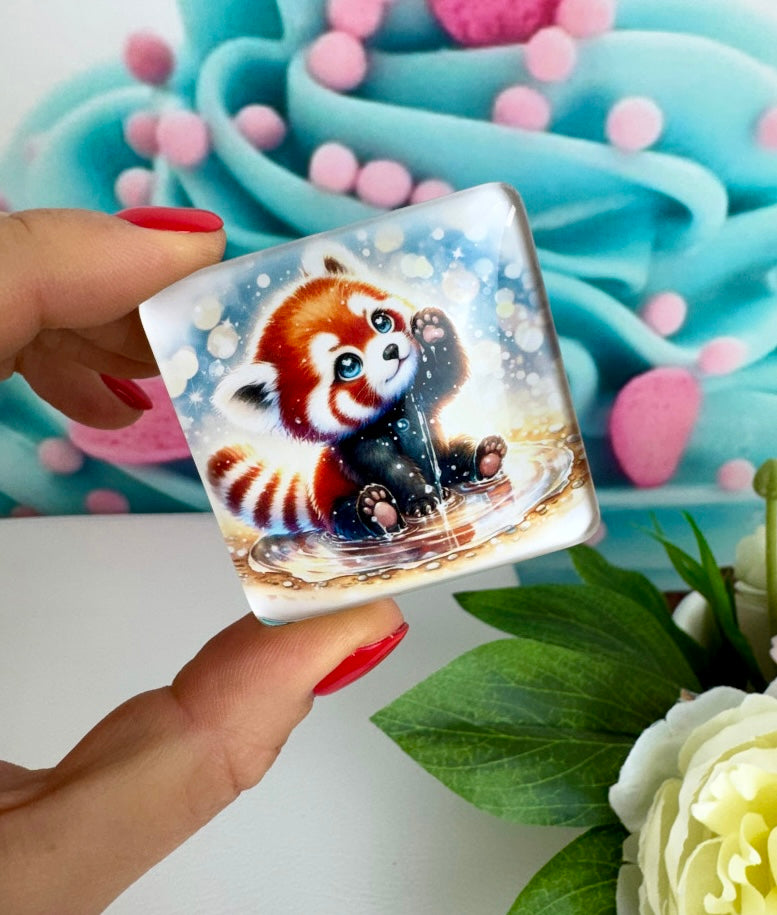 Diamond Painting Cover Minder "Roter Panda Pepe" (CM)