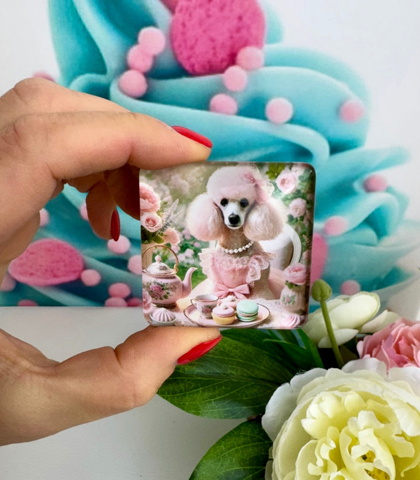 Diamond Painting Cover Minder  Pudeldame „Colette" (CM)