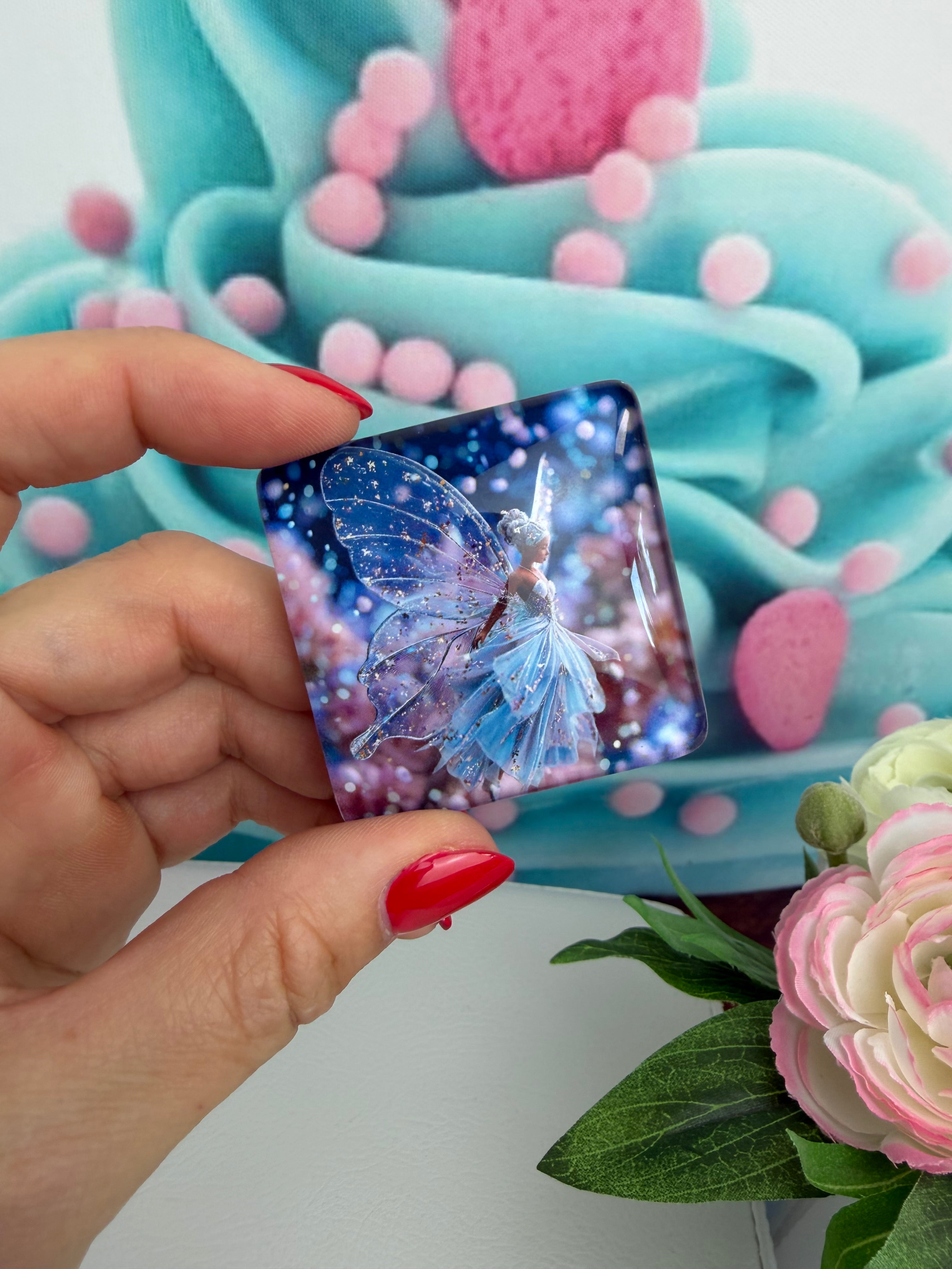 Diamond Painting Cover Minder „Kristallelfe" (CM)