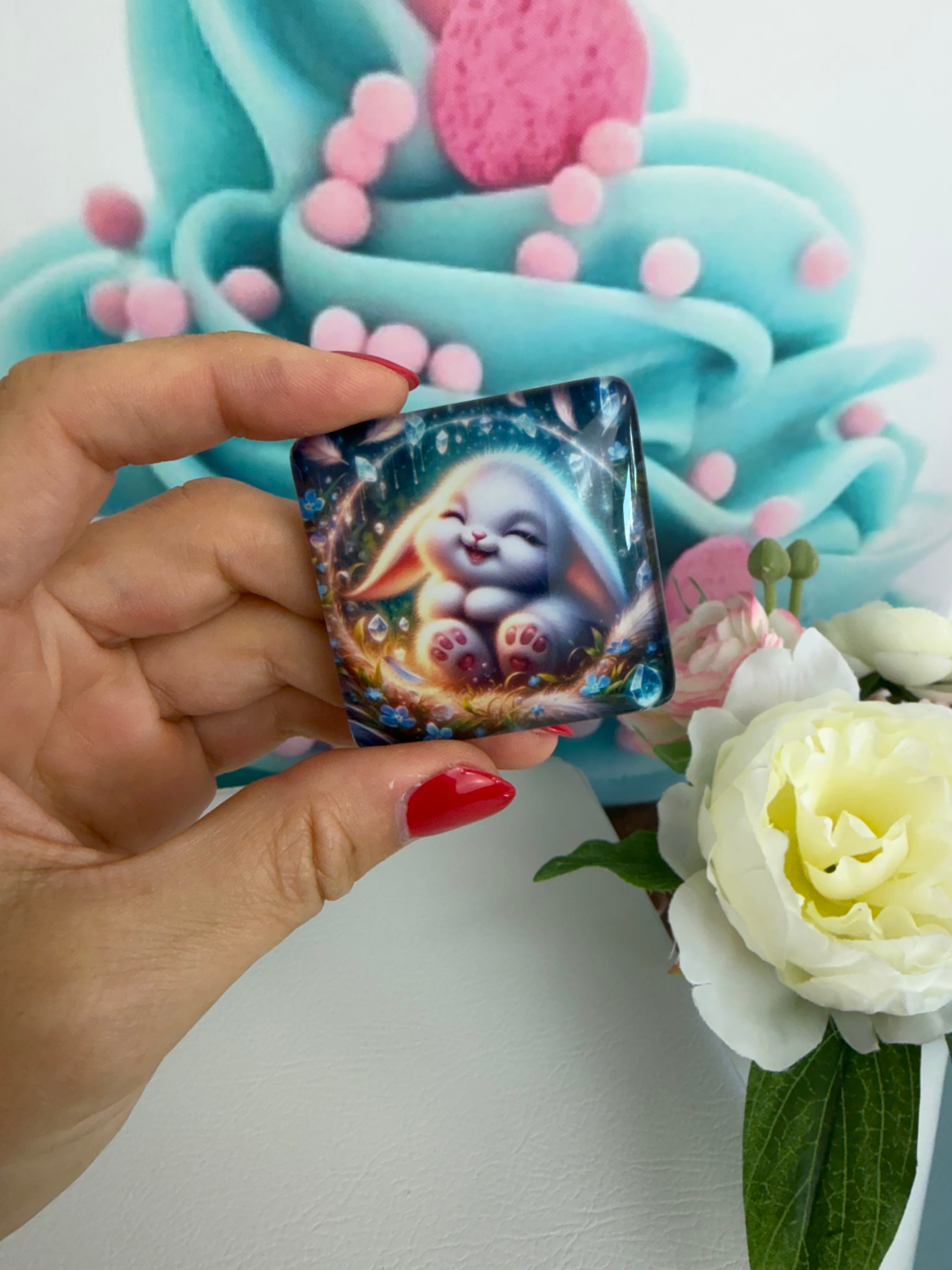 Diamond Painting Cover Minder "Schnuckelhase" (CM)
