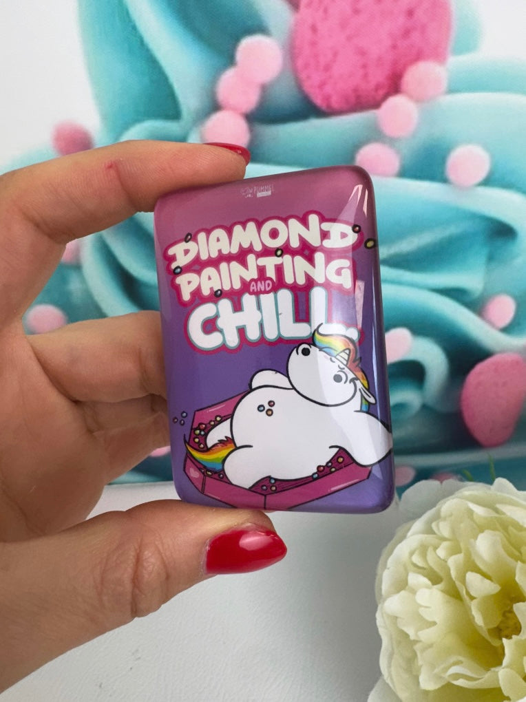 Diamond Painting Cover Minder Pummeleinhorn "Chill" (CM)