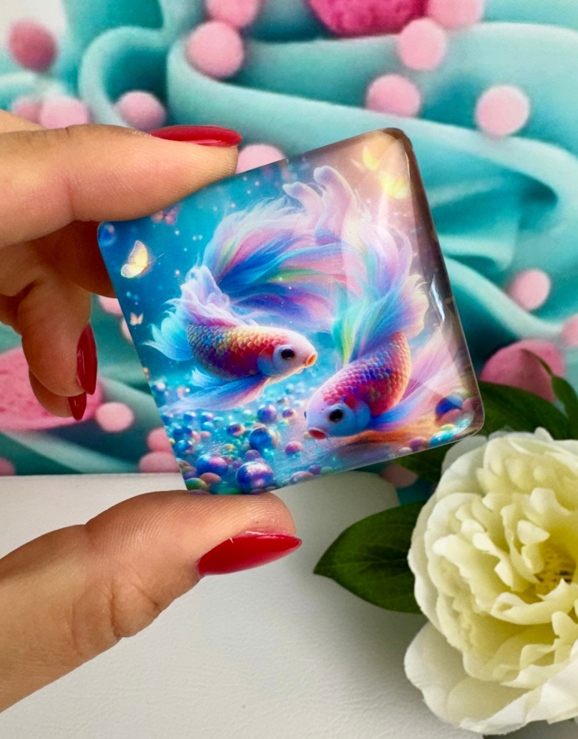 Diamond Painting Cover Minder "Tanz im Wasser" (CM)