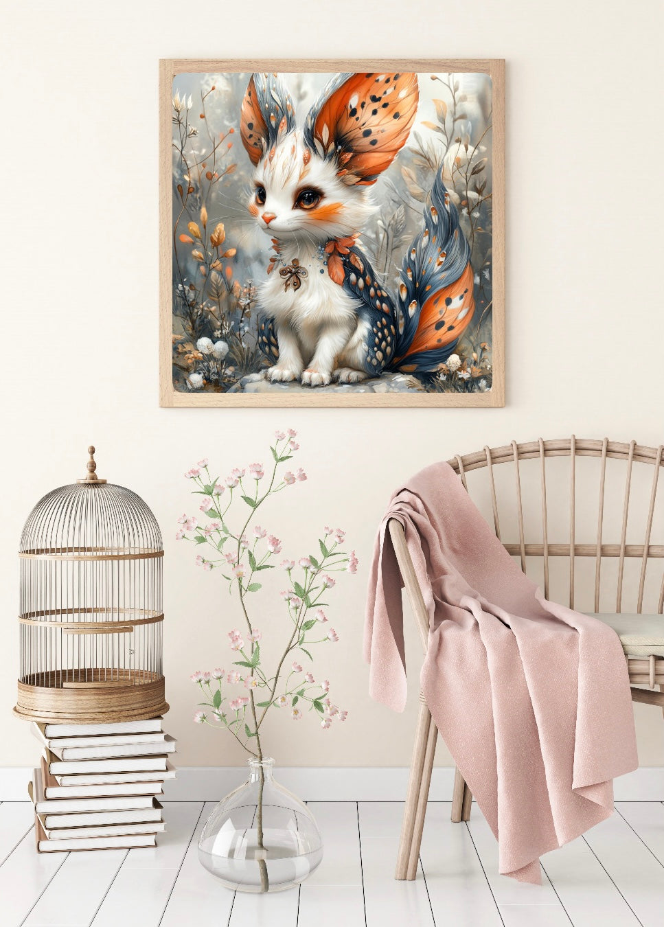 Diamond Painting Bild "Fabelwesen Fino" von Lisa Morgan 50x50cm (inkl. Feenstaub) TSS-632