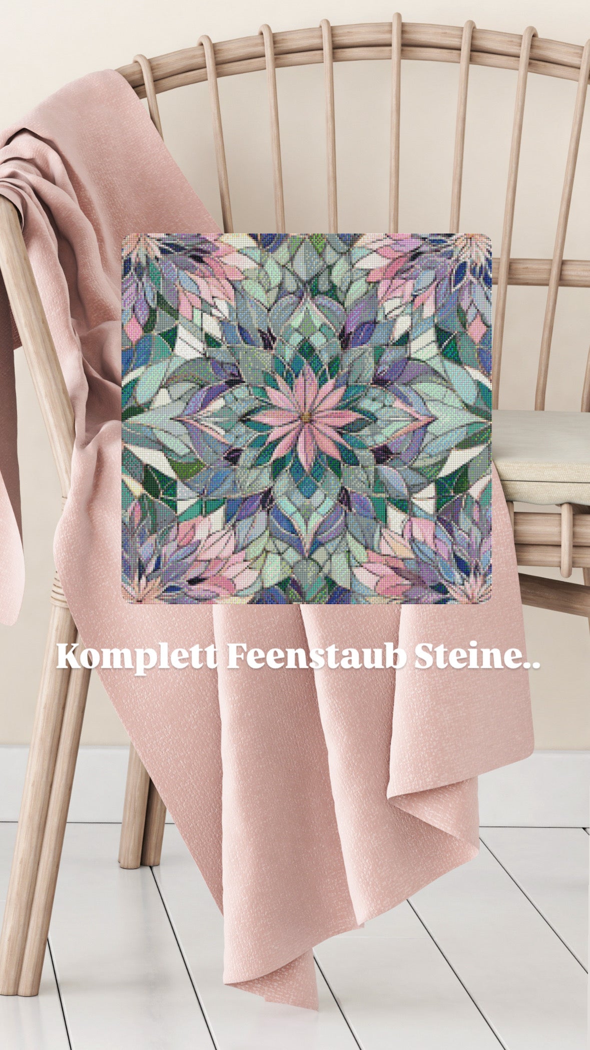 VORVERKAUF! Diamond Painting Bild "Mandala-Dream" von TiniSchnickschnack 50x50cm (wahlweise Full Feenstaub oder Full Strass)