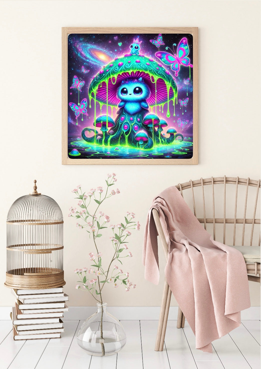 Diamond Painting Bild "Galaxy Cutie" von TiniSchnickschnack 50x50cm (Sondersteine Special) TSS-698