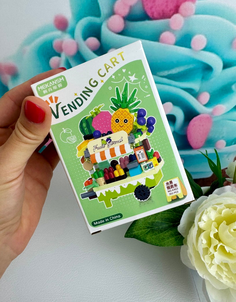 Mini Building Blocks - "Eiswagen & Foodtrucks" - Klemmbausteine (6Sets)