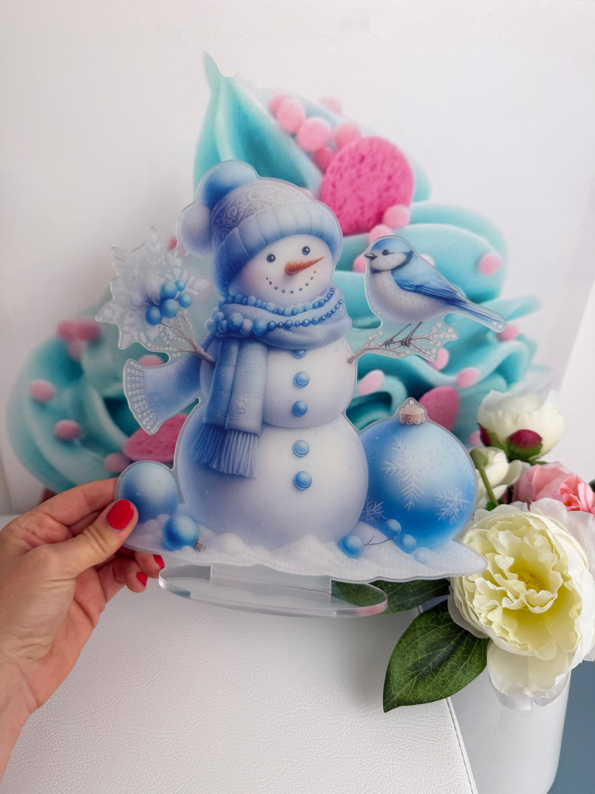 Diamond Painting XMAS Aufsteller "Frosti" 24x24cm (AH919)