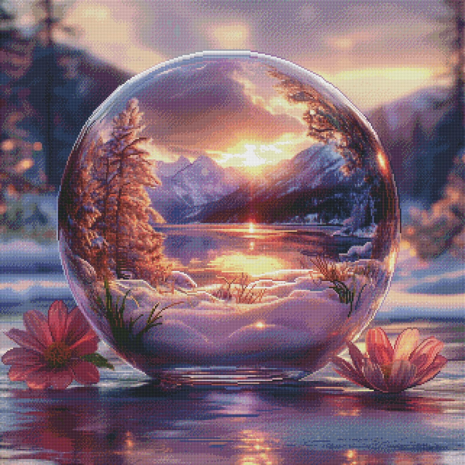 Diamond Painting Bild "Bubble of Silence" von TiniSchnickschnack 80x80cm (inkl. Feenstaub) TSS-651