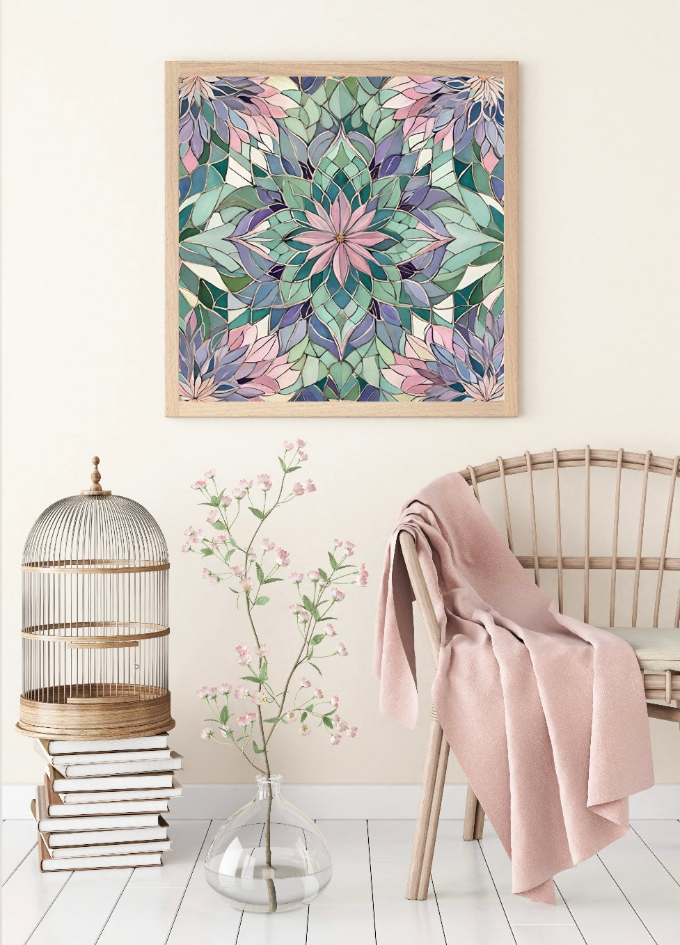 VORVERKAUF! Diamond Painting Bild "Mandala-Dream" von TiniSchnickschnack 50x50cm (wahlweise Full Feenstaub oder Full Strass)