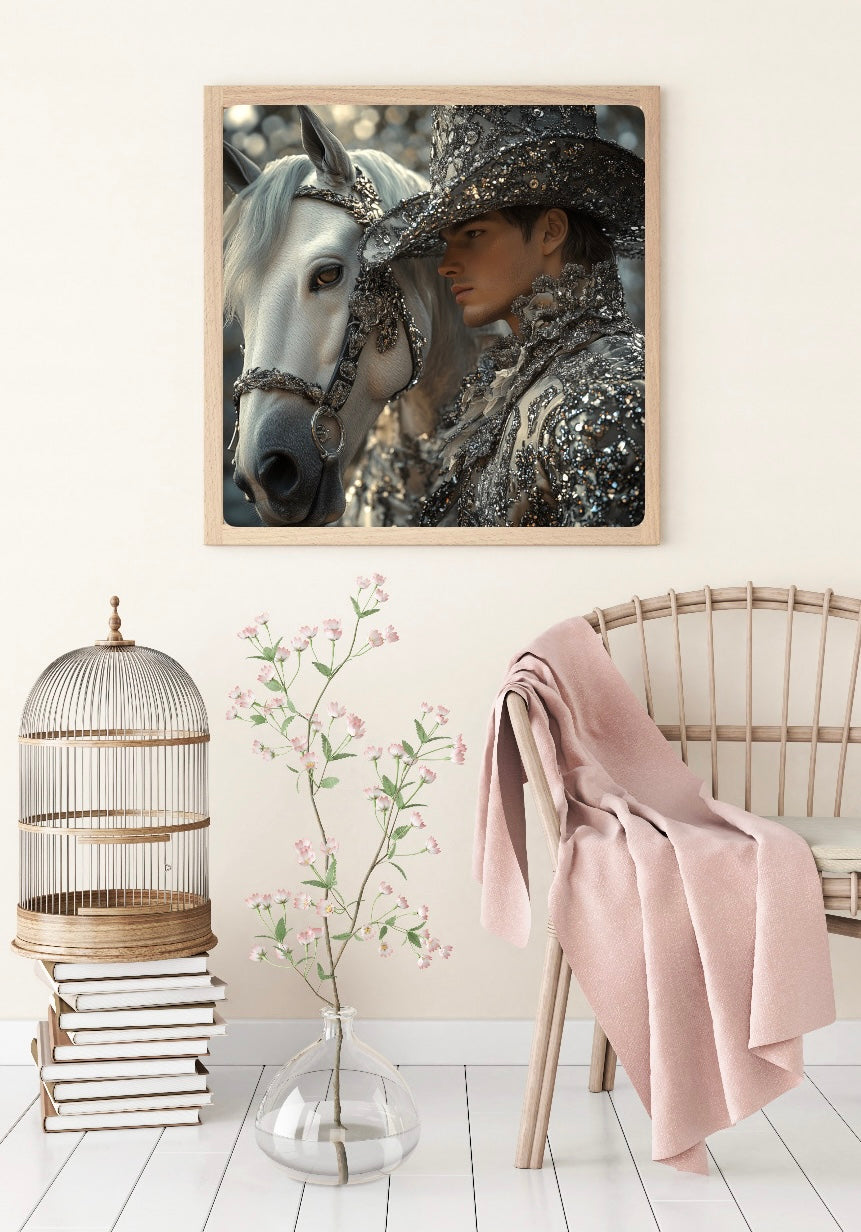 Diamond Painting Bild "Blick der Verbundenheit" von Lisa Morgan 80x80cm (inkl. Feenstaub) TSS-643