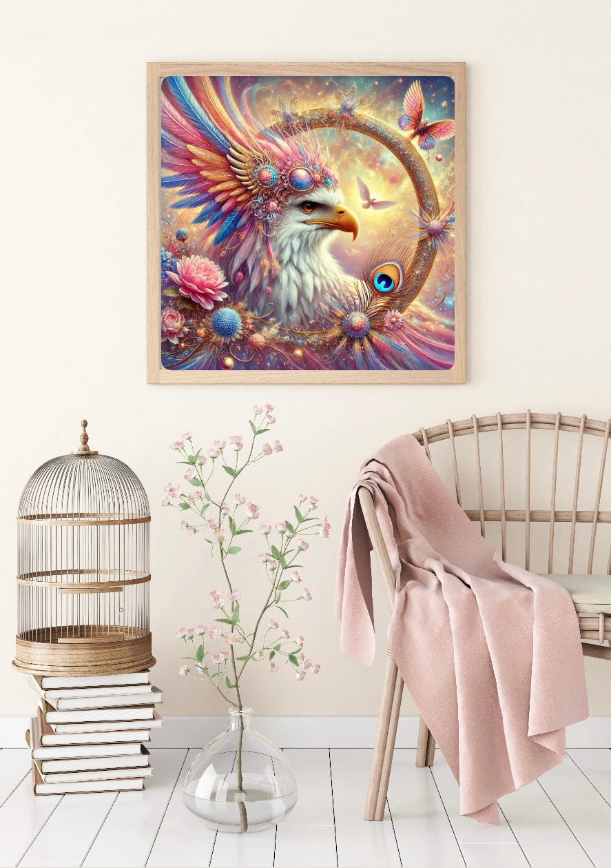 Diamond Painting Bild "Sturmfeder" von TiniSchnickschnack 50x50cm (inkl. Feenstaub) TSS-608