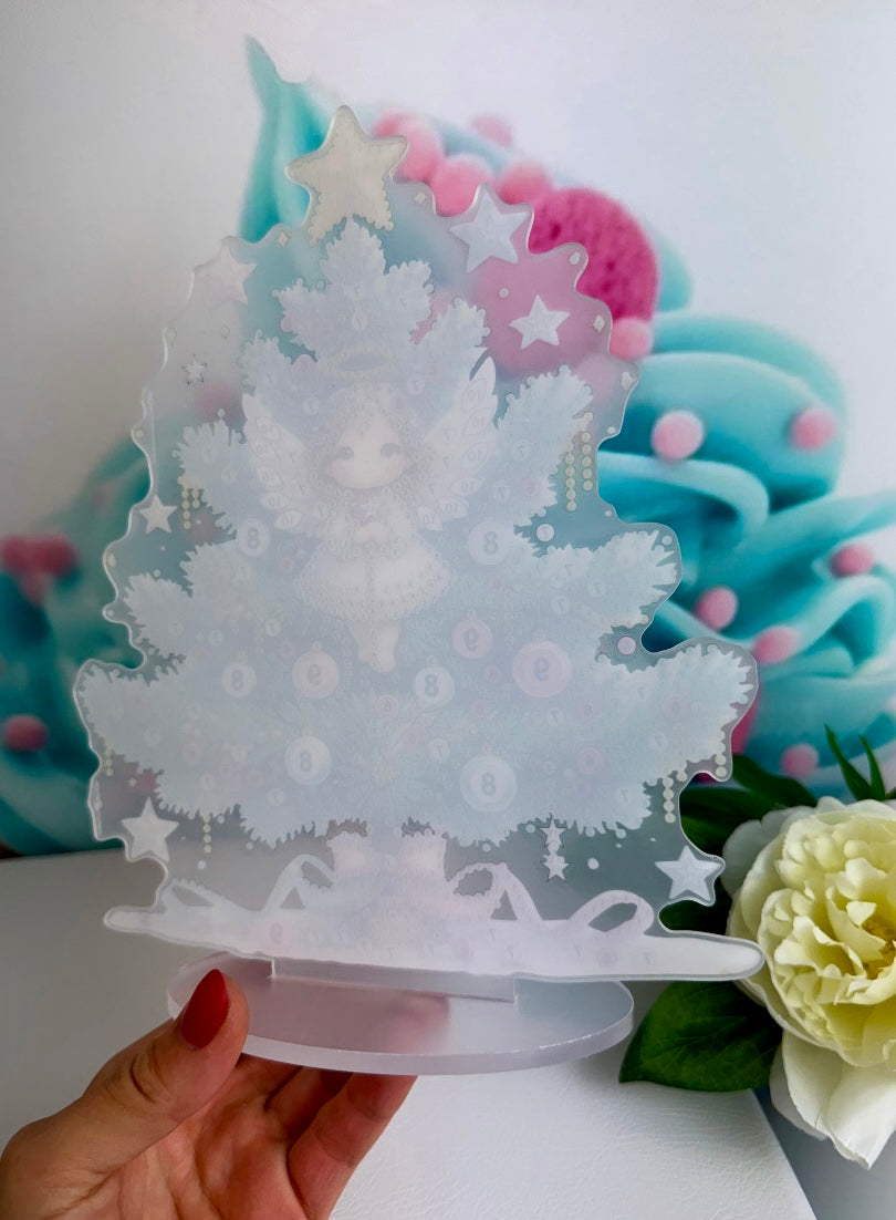 Diamond Painting XMAS Aufsteller Tannenbaum "Christkind" 20x24cm (AH217)