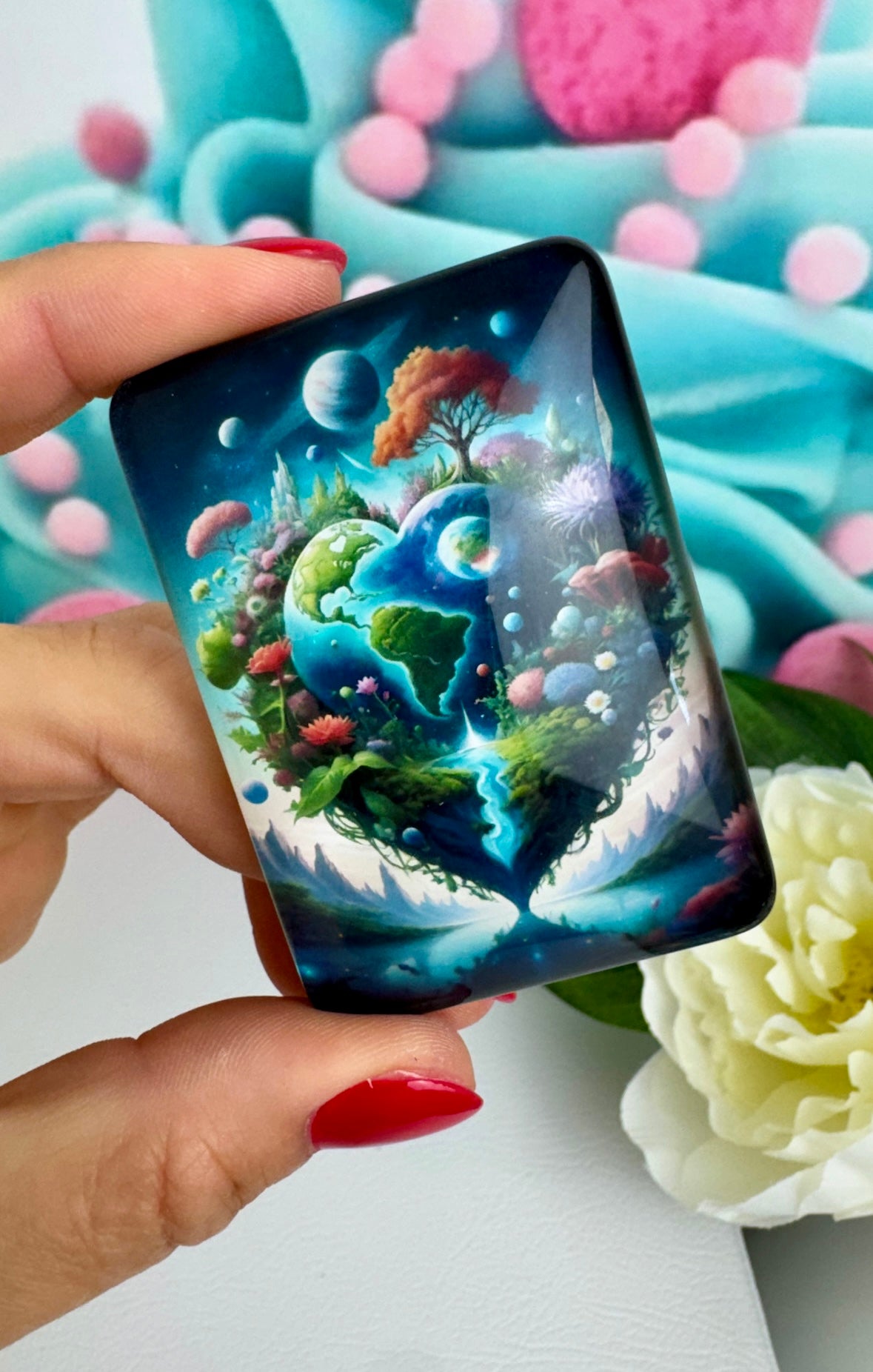 Diamond Painting Cover Minder "Earth Love" (CM)