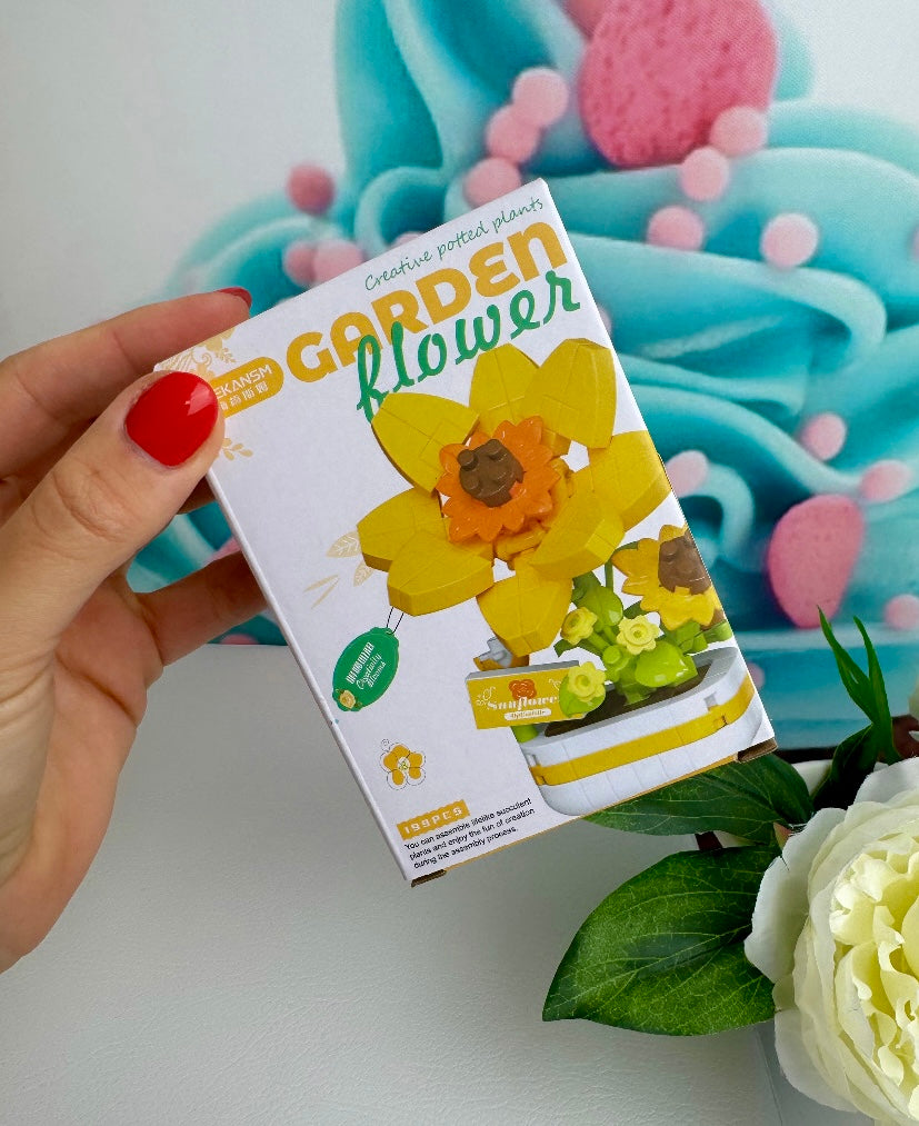 Mini Building Blocks - "Blümchen" - Klemmbausteine (9Sets)