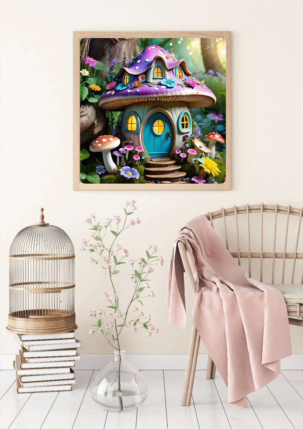 Diamond Painting "Magische Wichtelstube“ von TiniSchnickschnack (inkl. Feenstaub) 50x50cm TSS-706