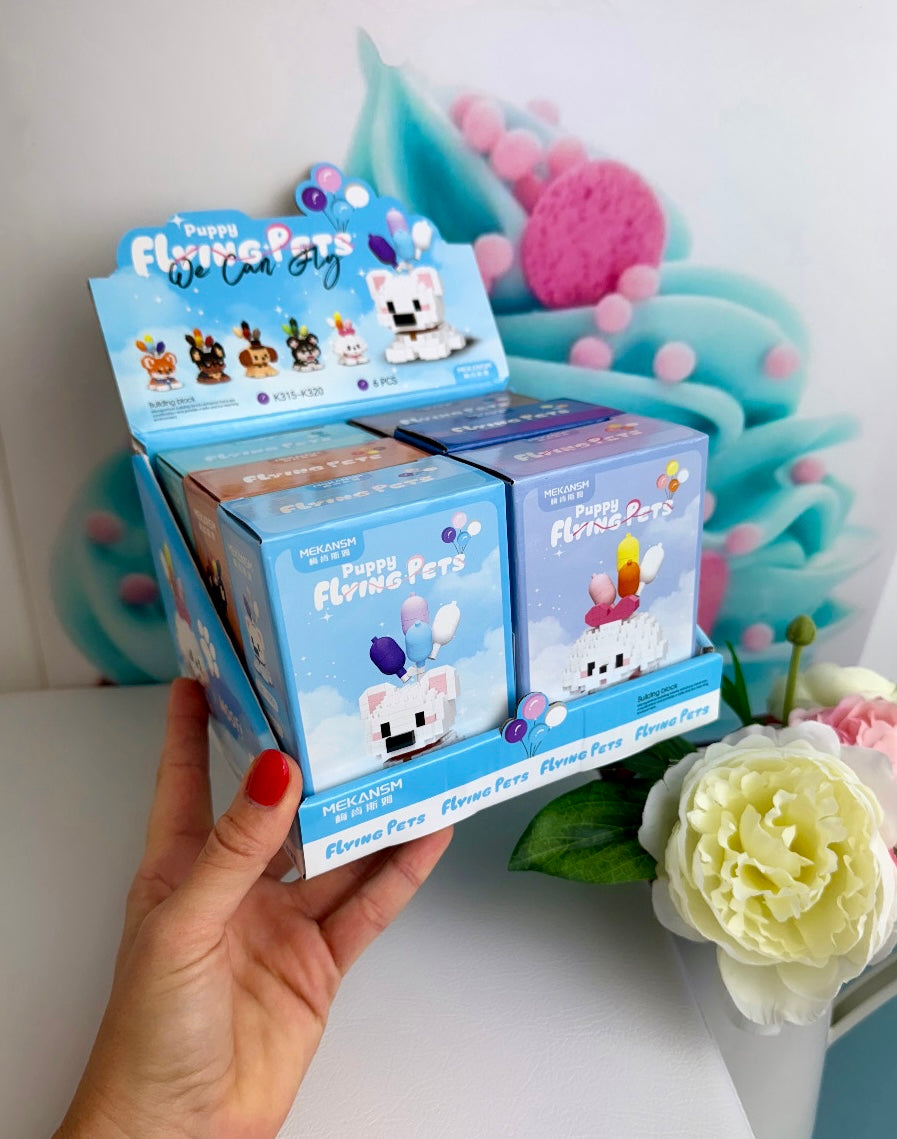 Mini Building Blocks - "Puppy Pets" - Klemmbausteine (6Sets)