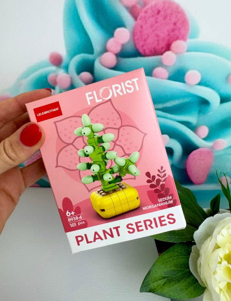 Mini Building Blocks Bundle - "Kakteen" - Klemmbausteine (12Sets)