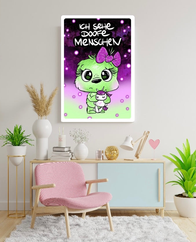 Diamond Painting Bild Schnubbi "Grumpfi" von Schnubbirella 40x60cm (inkl. 7 Fairy Dust) TSS-472