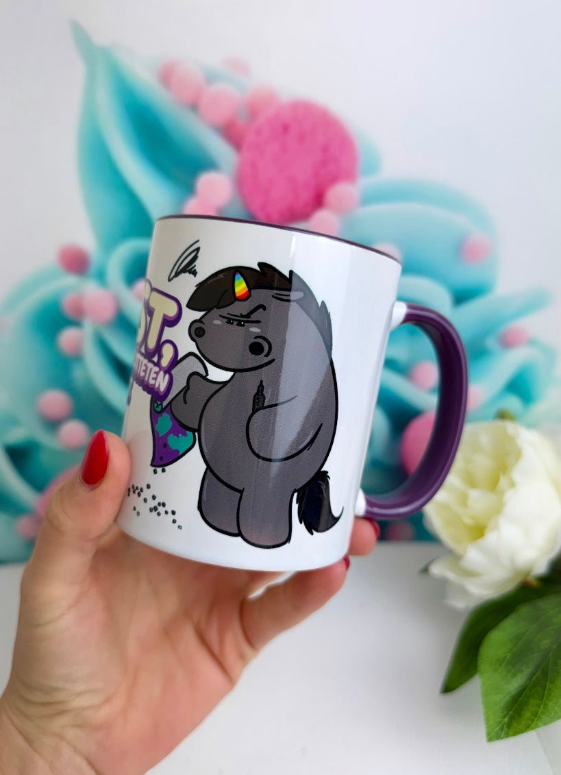 TiniSchnickschnack Grummeleinhorn "Liebe ist.." - Tasse 330ml lila (VORVERKAUF)*