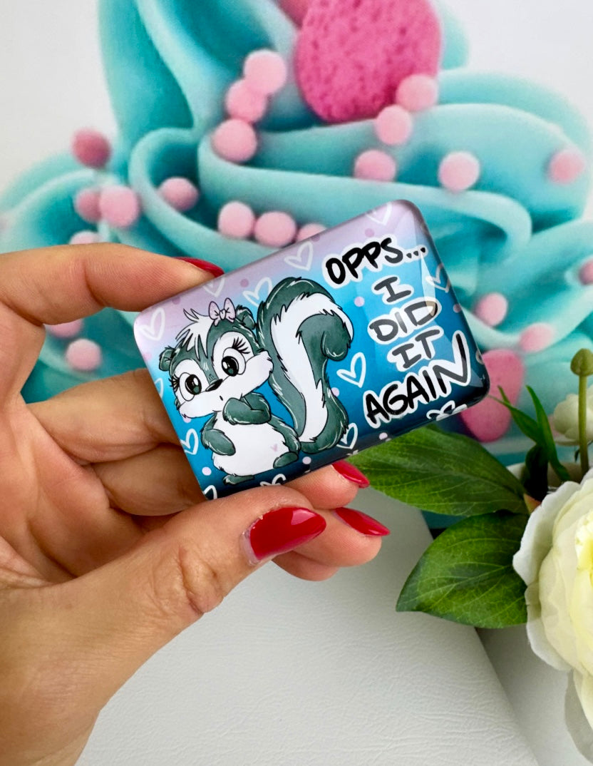 Diamond Painting Cover Minder Schnubbi "Stinktier" (CM)