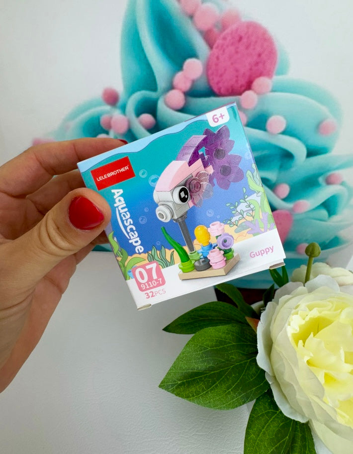 Mini Building Blocks Bundle - "Crazy Fish" - Klemmbausteine (10Sets)