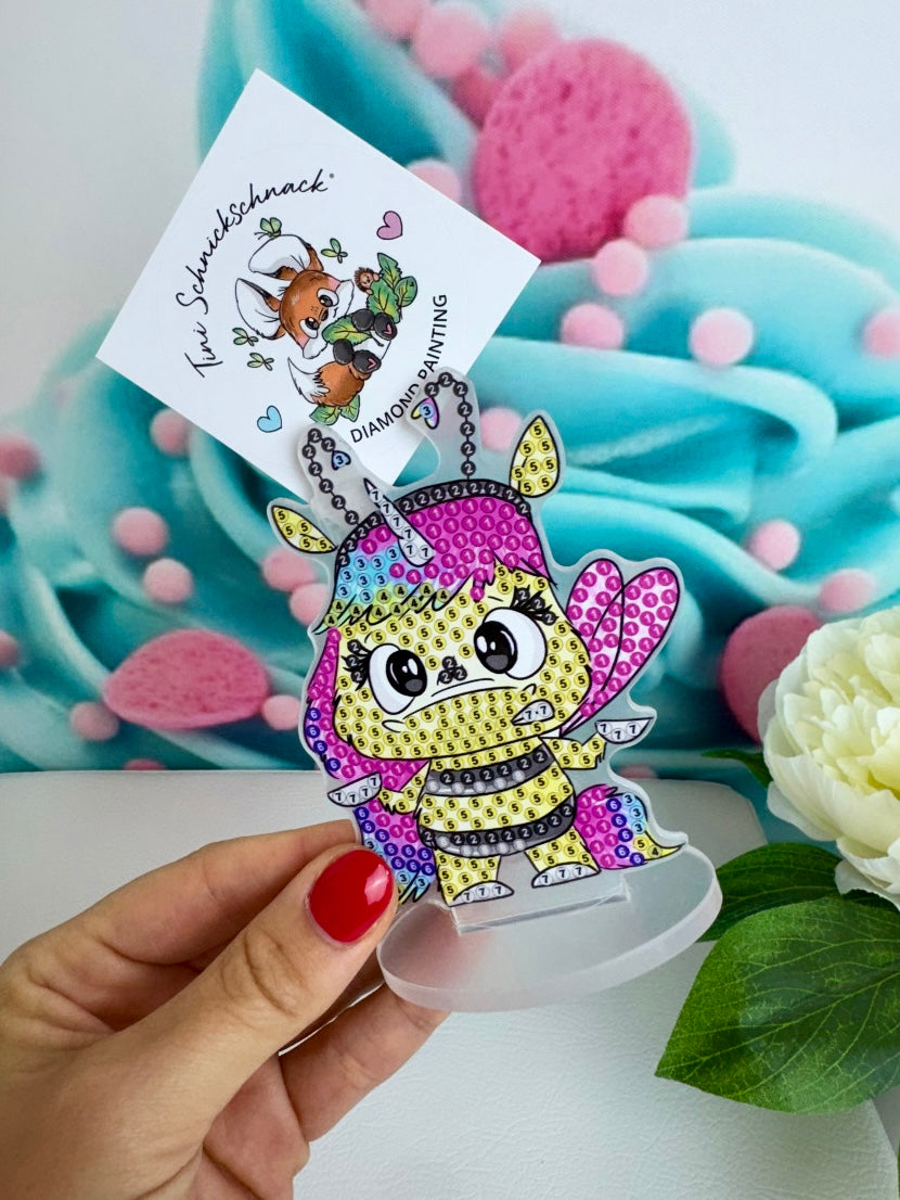 Diamond Painting Schnubbirella Fotohalter / Tischaufsteller Schnubbi "Biene" 6x10cm (FH601)