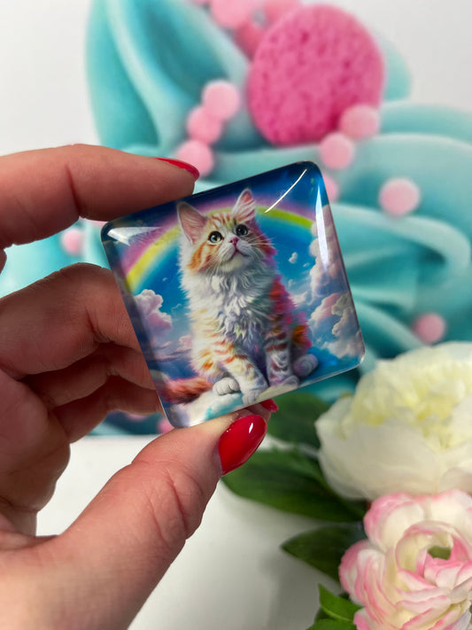 Diamond Painting Cover Minder "Rainbow-Kitty" (CM)