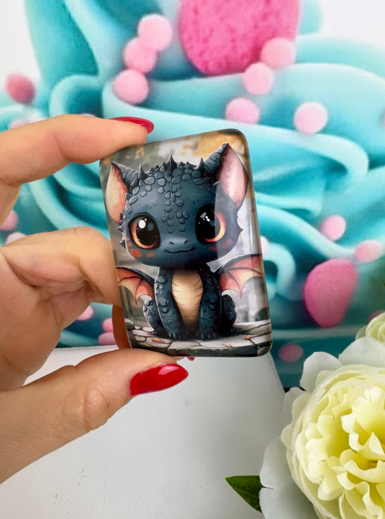 Diamond Painting Cover Minder Drache "Onyx" (CM)