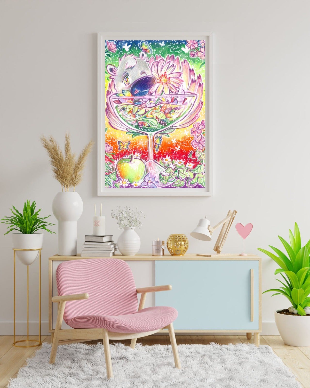 Diamond Painting Bild Jahreszeiten-Assel "Frühling" Künstlerbild von Nicole Jandl (Assel-World.de)* 50x70cm