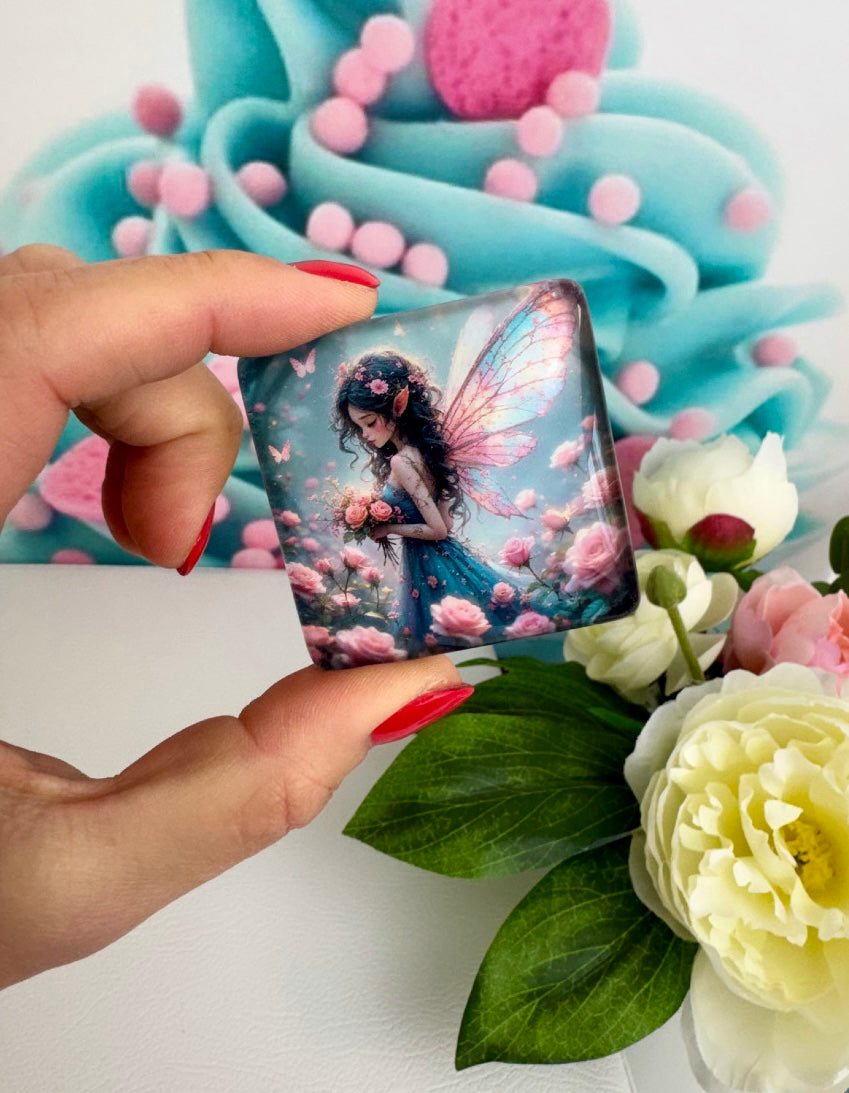 Diamond Painting Cover Minder "Rosenfee" (CM)