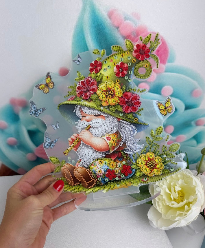 Diamond Painting Aufsteller Zwerg "Summi" 24x24cm (1214)