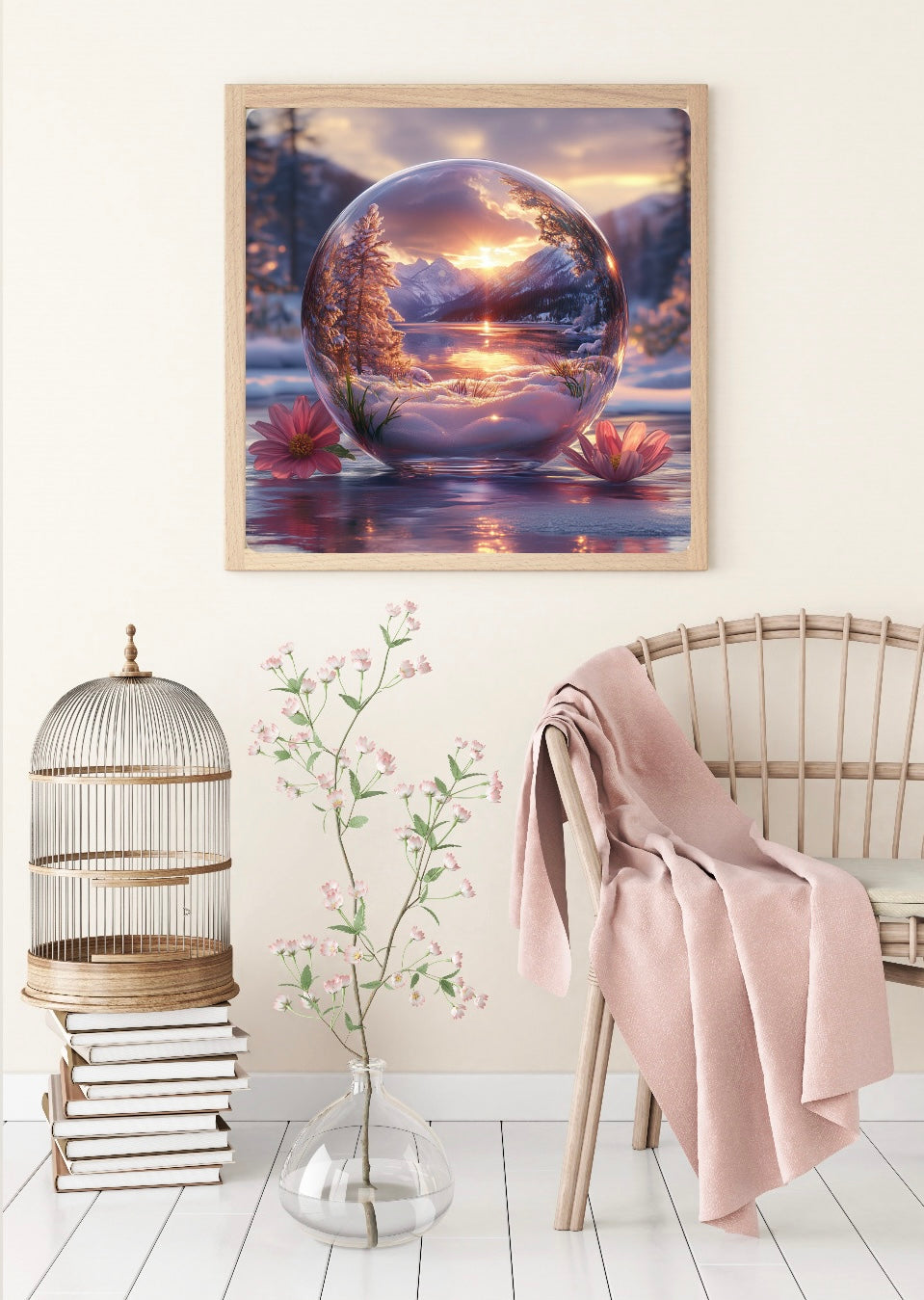 Diamond Painting Bild "Bubble of Silence" von TiniSchnickschnack 80x80cm (inkl. Feenstaub) TSS-651