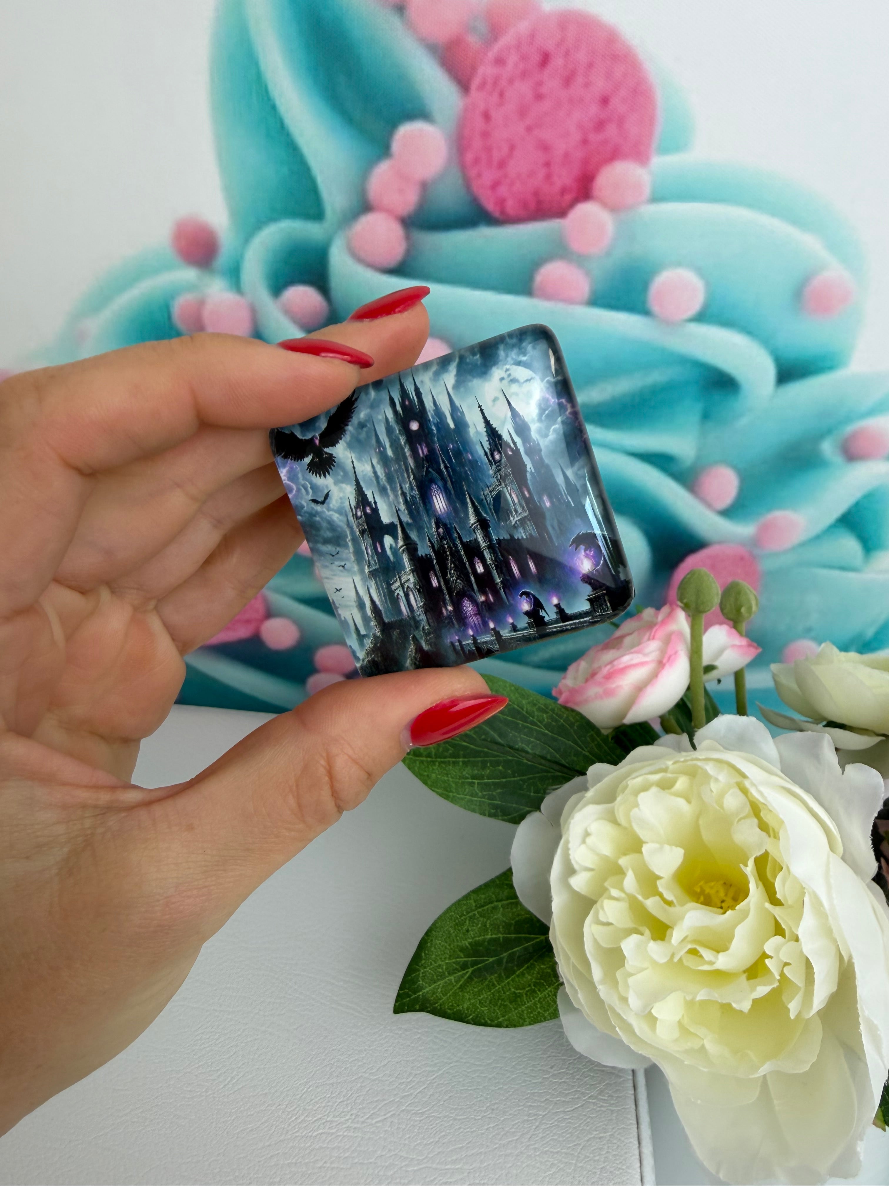 Diamond Painting Cover Minder "Black Castle" (CM)