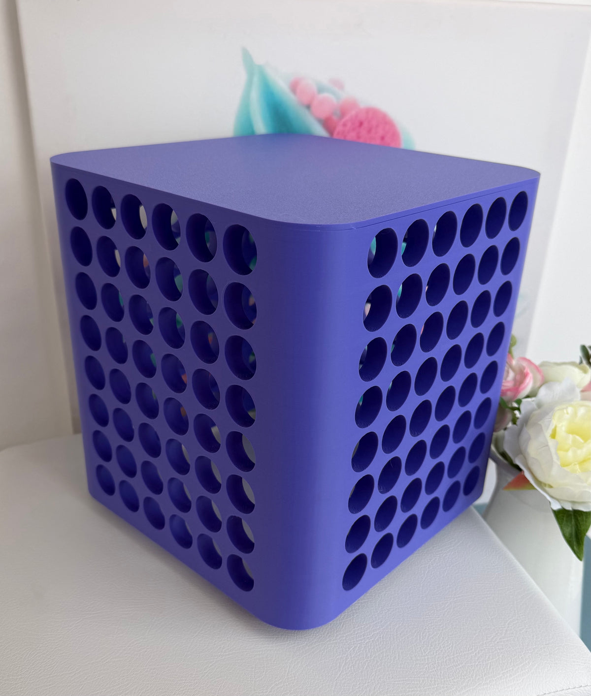 Diamond Painting "Diamond Wall Drehturm" 2.0 Steinchenturm (für 192 Dosen) - 3D-Druck (lila) NEU