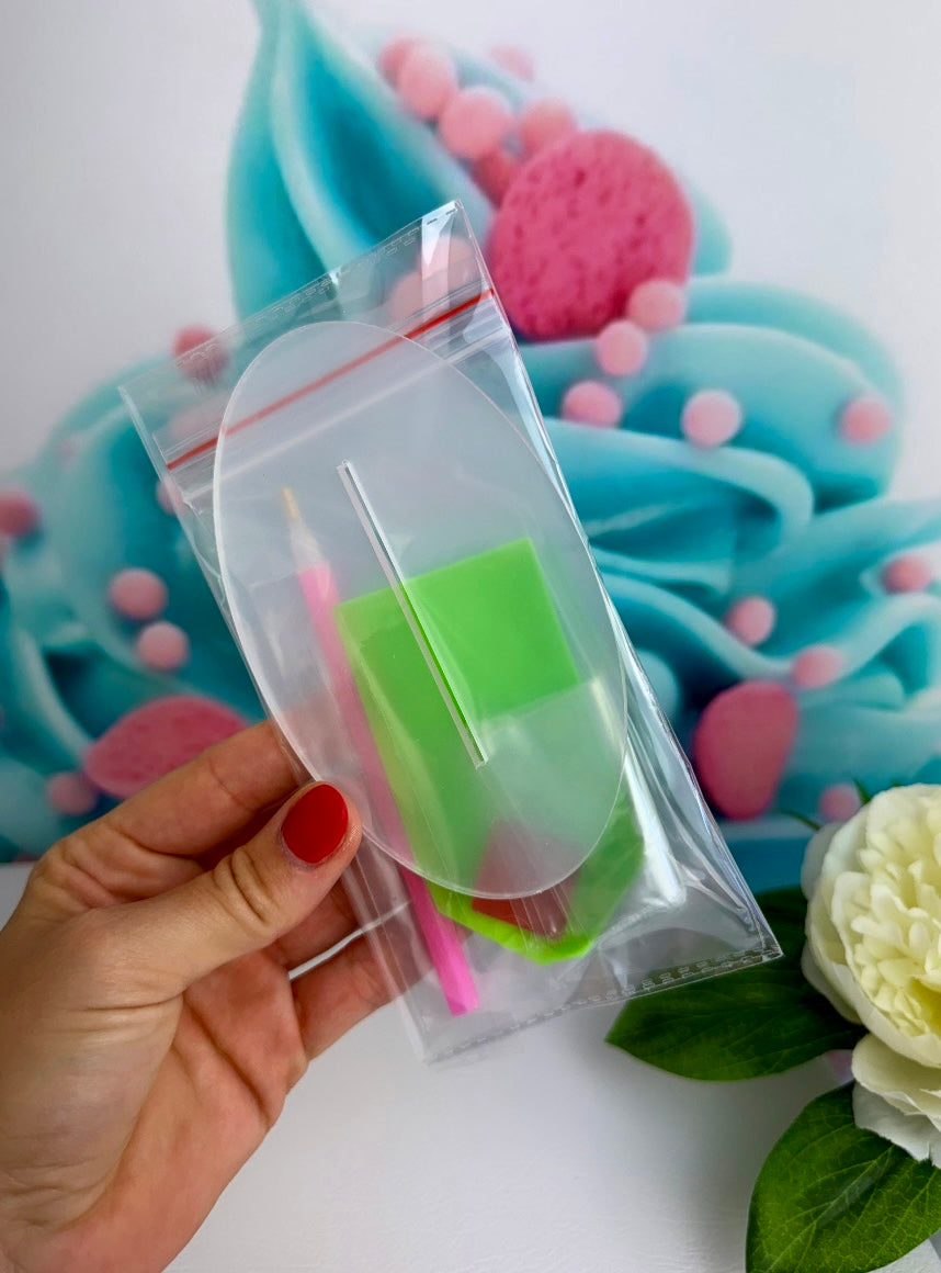 Diamond Painting Aufsteller "Wichtel-Häuschen" 22x24cm (1901)