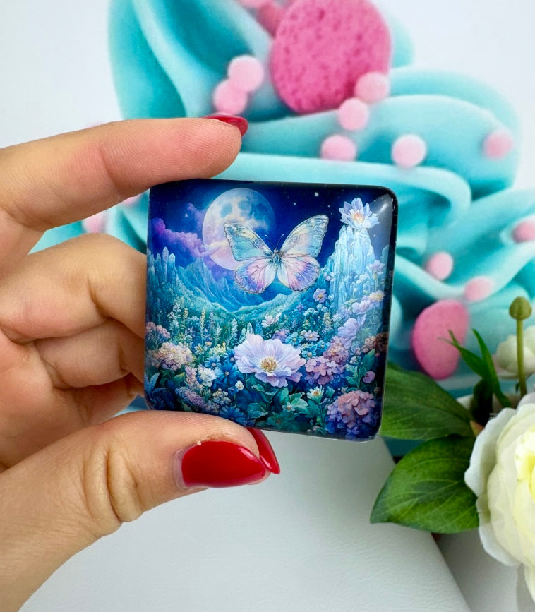 Diamond Painting Cover Minder "Moonlight Garden" (CM)